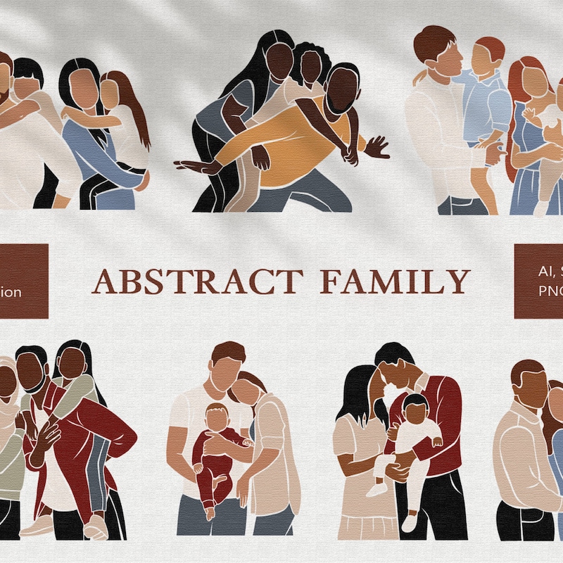 Abstract Family - Etsy