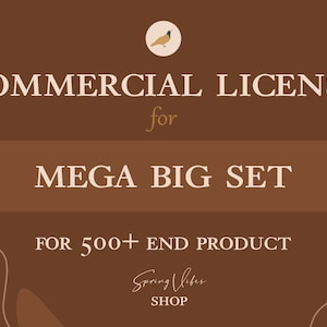 Extended Commercial License for one MEGA BIG SET