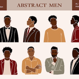 African Man SVG, Black Men, African American, Abstract Male PNG, Casual Man PNG, Boyfriend, Man clipart, African Male, Commercial use