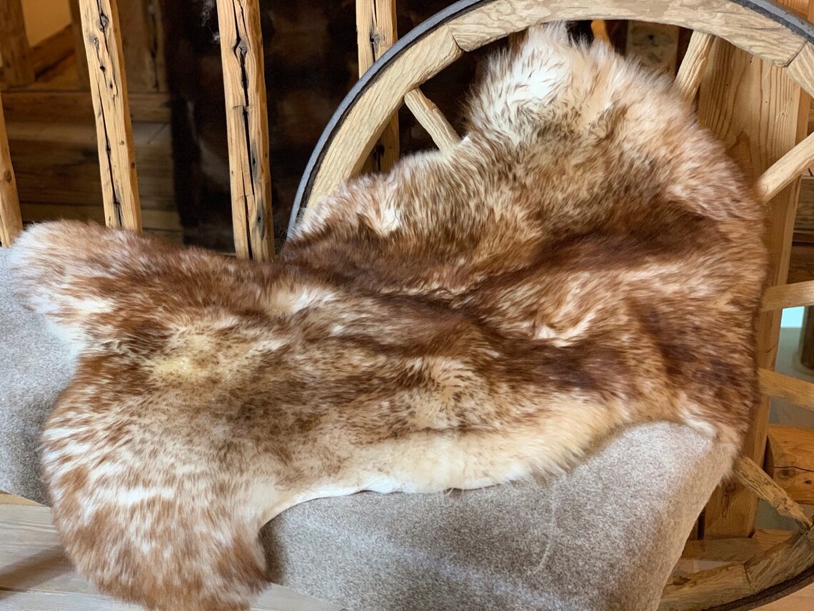 Animal Hide Rug Sheepskin throw sheepskin hide rug real Etsy