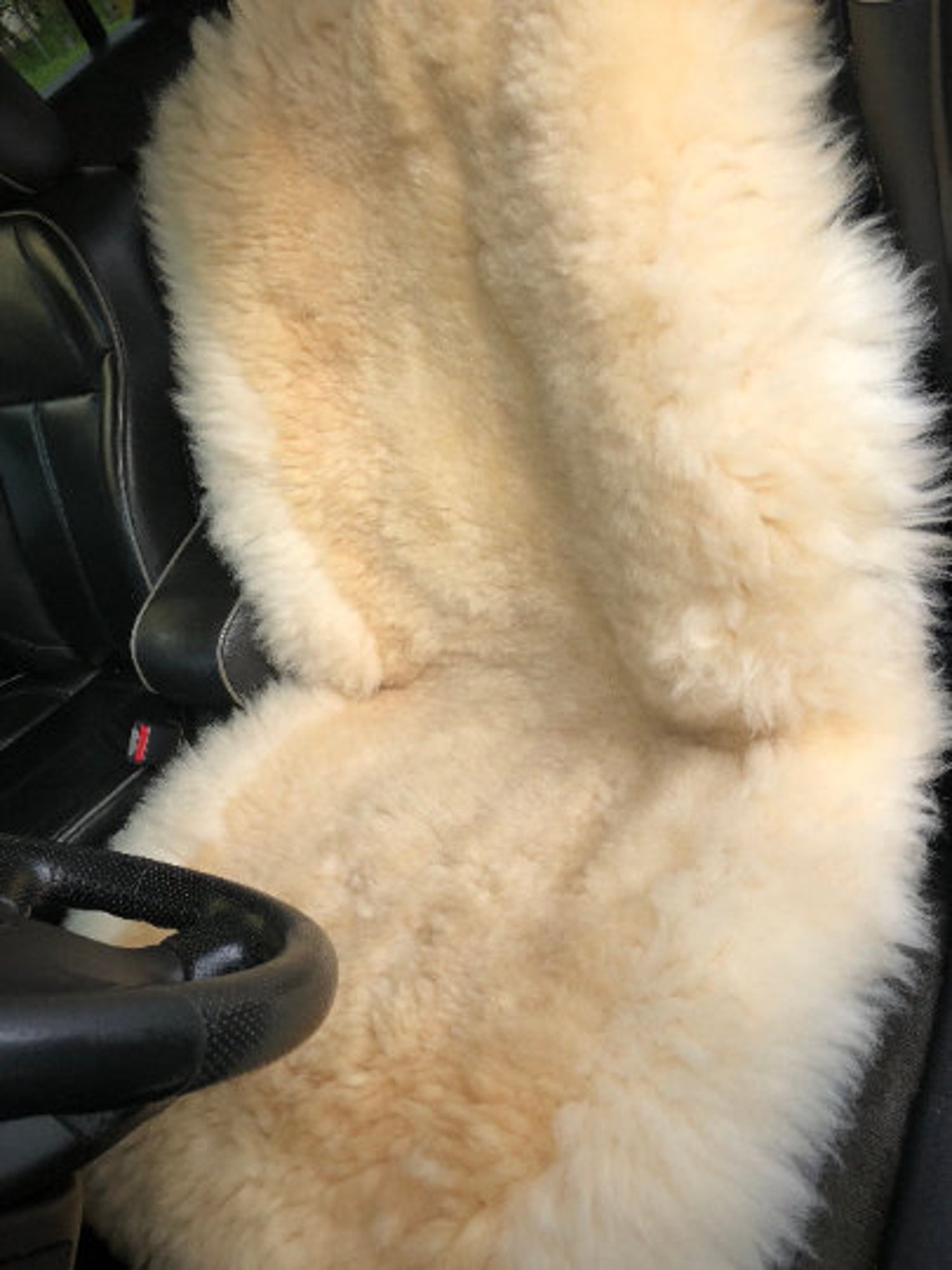 Sheepskin car seat cover White Sheepskin Capes Best Car Seat Etsy