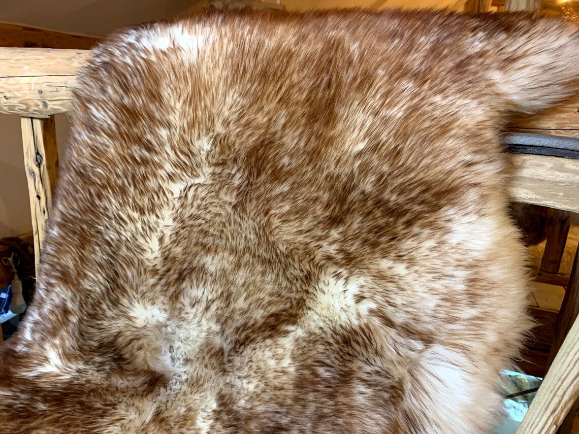 Animal Hide Rug Sheepskin throw sheepskin hide rug real Etsy