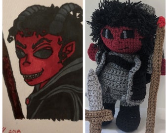 Custom DND Crochet Character - 9 Inches