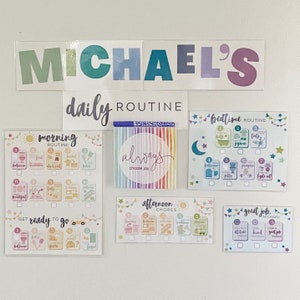Morning and Bedtime Routine Charts