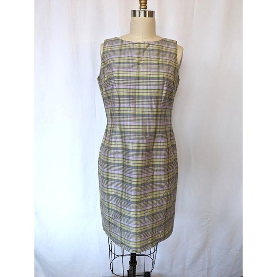 Women's Vintage Talbots Petite Pure Silk Shift Dress Size 8p Plaid Spring NEW - Etsy Israel Women's Vintage Talbots Petite Pure Silk Shift Dress Size 8p Plaid Spring NEW - Etsy Israel