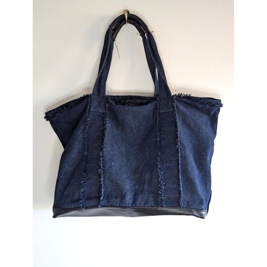 Oversized Denim Bag - Etsy