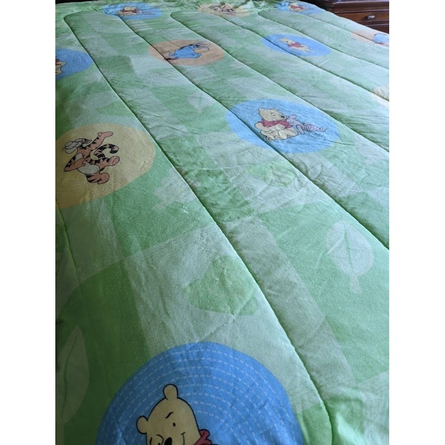 Vtg 90s Disney Winnie the Pooh Full Size Comforter 76X86 Etsy