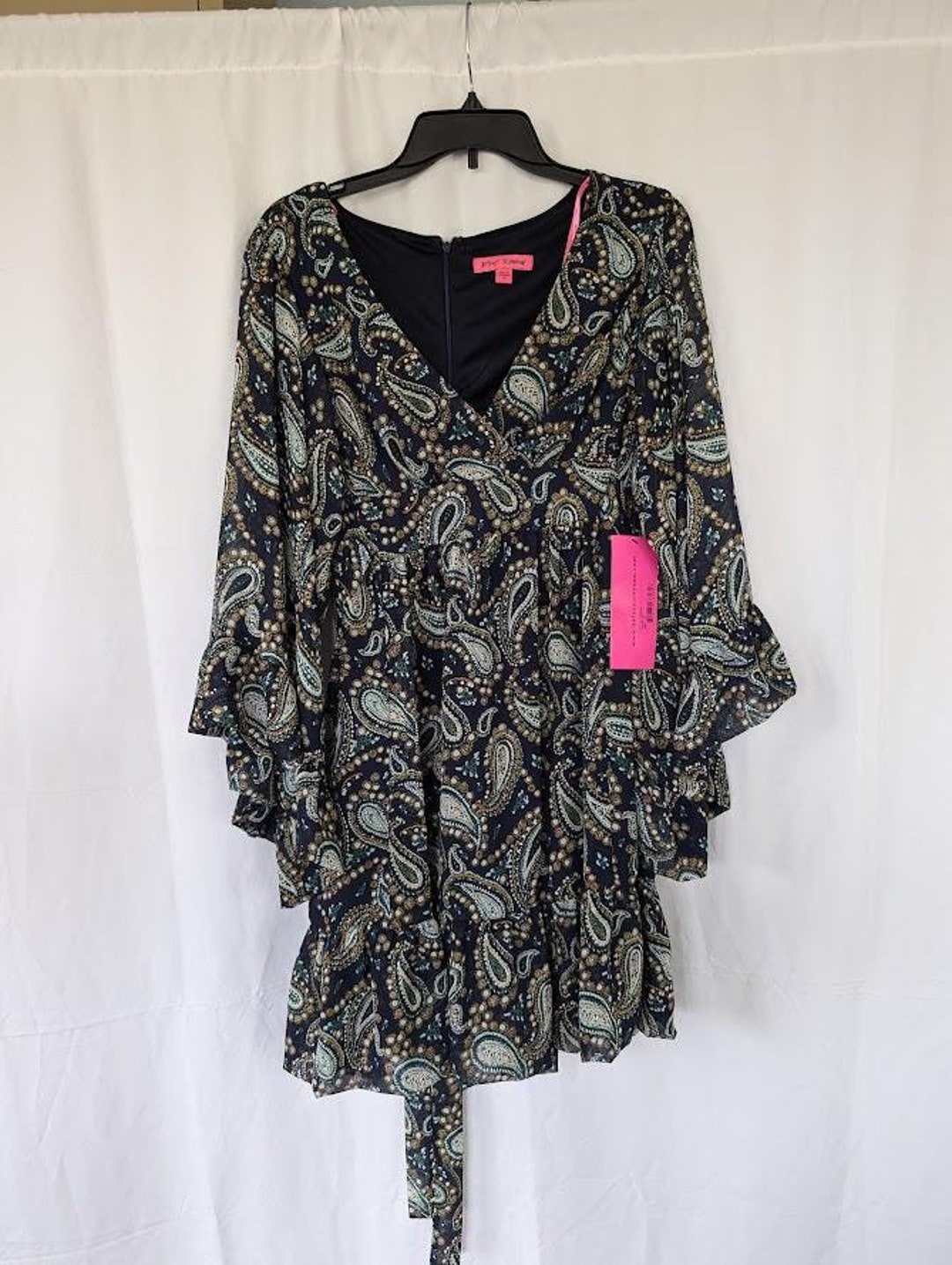 Betsey Johnson Dress Womens Size 10 Bambi Bell Sleeve Fairy