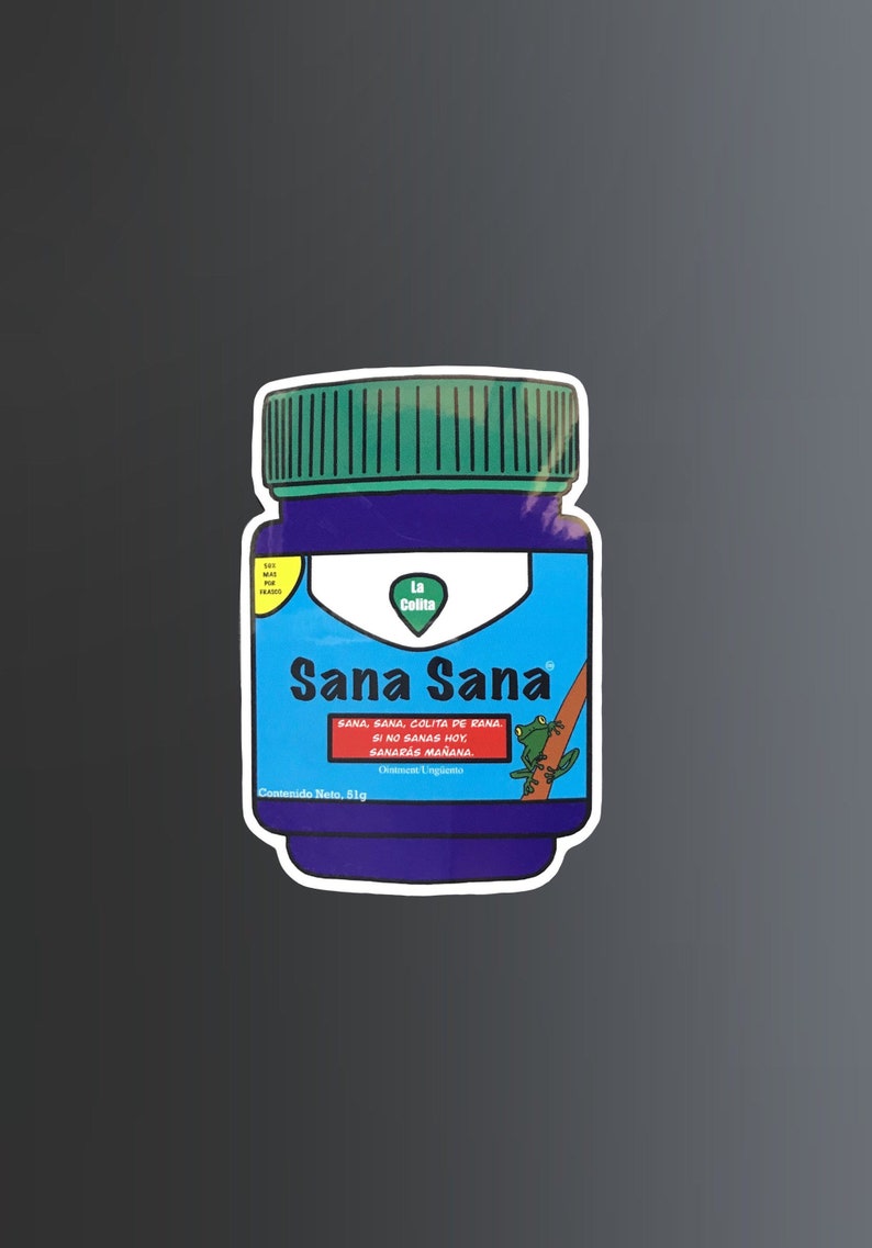Sana Sana Colita De Rana Sticker Vicks Sticker Latinos | Etsy