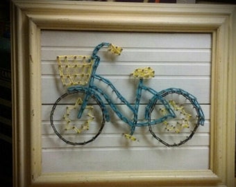 String Art - Vintage Bike