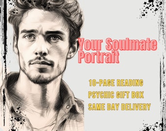 Soulmate Psychic Drawing, Psychic Love Reading + Bonus Gifts, The most detailed Etsy Soulmate Sketch and Love Reading