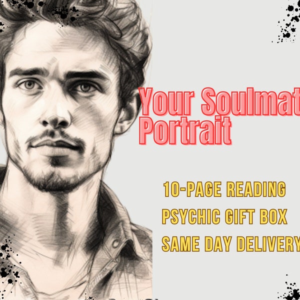 Soulmate Psychic Drawing, Psychic Love Reading + Bonus Gifts, The most detailed Etsy Soulmate Sketch and Love Reading