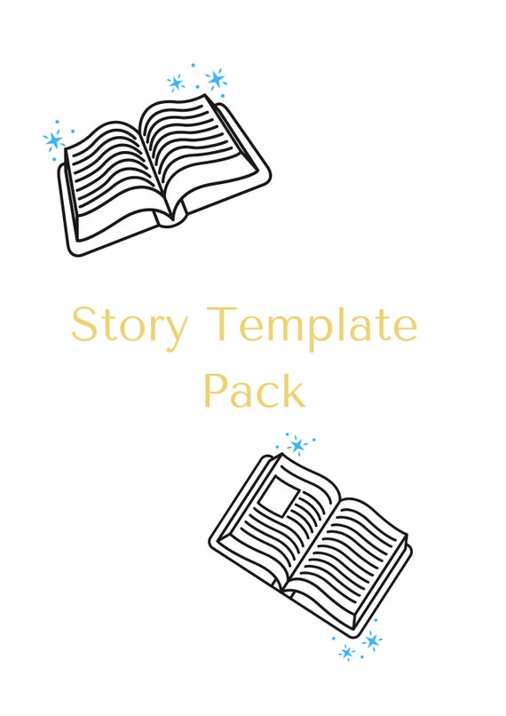 story writing printable worksheet story template for children etsy australia