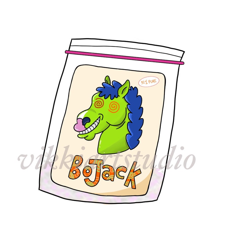 Bojack Horseman bojack Kills Sticker Etsy