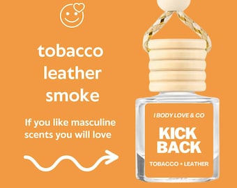 Hanging Car Air Freshener | Tobacco and Vanilla Scented Diffuser