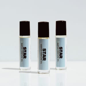 Star Perfume Oil Roll On,  Fruity Floral Scent, Sexy Fragrance, Travel-Friendly, Gift for her, The Fragrance Lover, Luxury Aroma, Handmade