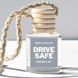 Drive Safe Car Freshener Diffuser: Hanging Air Freshener, Fresh Breeze Scent