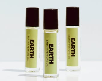 Earth Perfume Oil: Patchouli Vanilla Vegan Fragrance