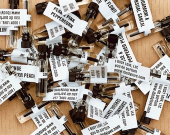 Eau De Parfum Samples - You Choose - Perfume by I BODY LOVE for Her