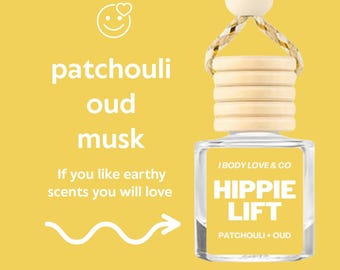 Hanging Car Diffuser, Hippie Lift, Tobacco & Vanilla Air Freshener