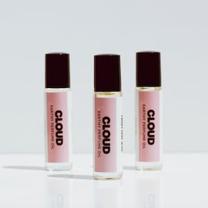 Cloud Perfume Oil - Sweet Spun Sugar, Vanilla & Marshmallow Roll-On - Vegan, Cruelty-Free - Travel Size Fragrance - Candy Cloud Scent