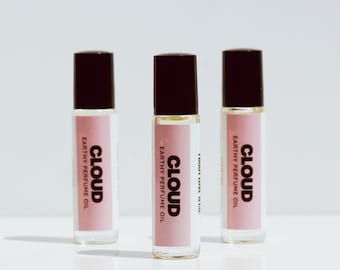 Cloud Perfume Oil: Spun Sugar, Vanilla & Marshmallow Roll-On - Vegan