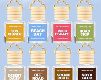 Refillable Car Diffuser: Summer Scents, Hanging Car Accessory