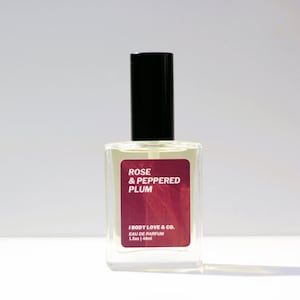 Rose & Peppered Plum Perfume: Floral Fruity Eau De Parfum