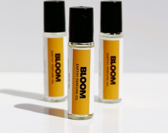 Bloom Perfume, Floral, Citrus & Coconut Roll-On | Mood-Boosting Fragrance