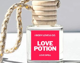 Love Potion Car Diffuser: Refillable Hanging Air Freshener