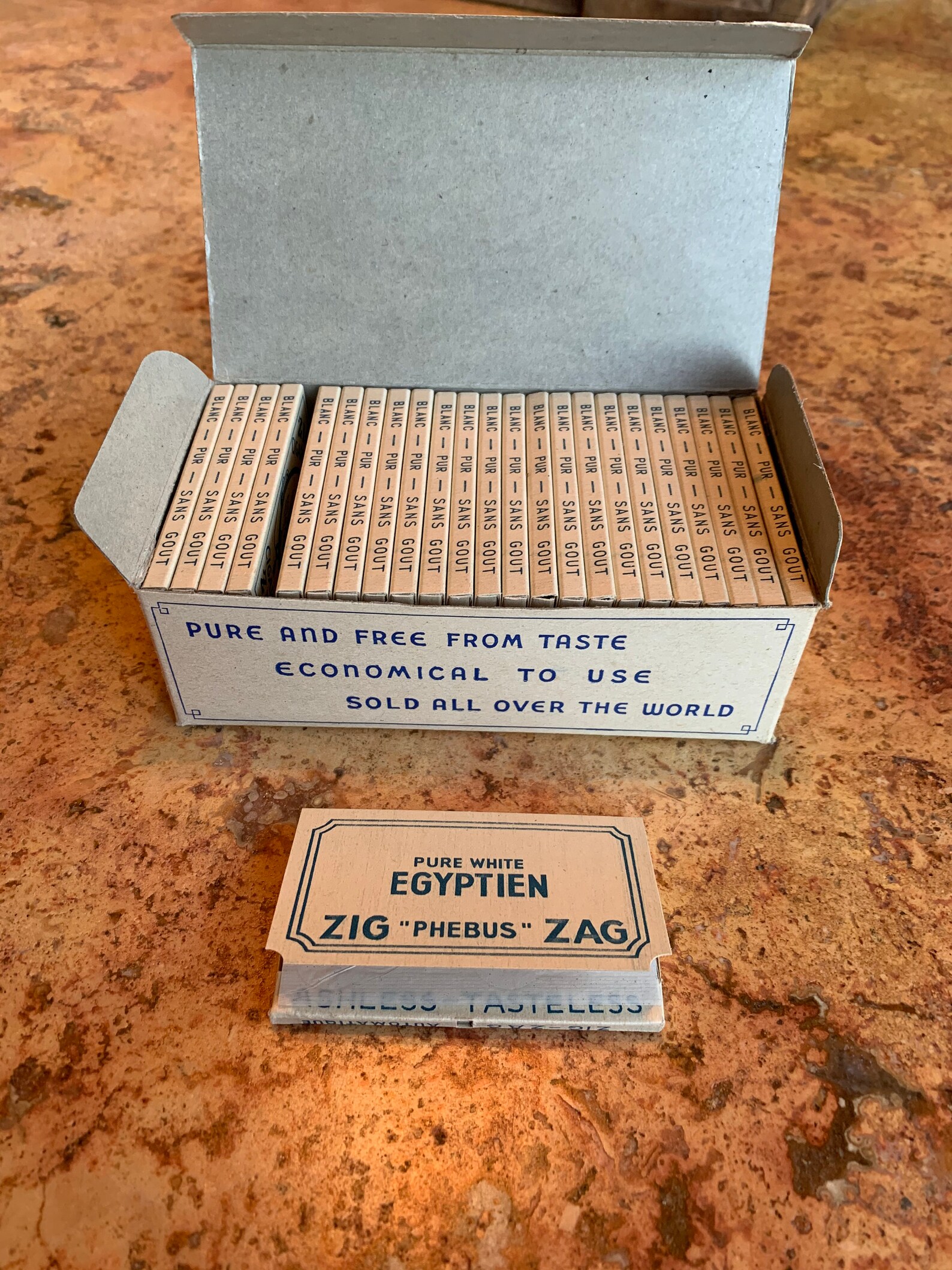 RARE Vintage WWII / 1940's ZigZag Rolling Papers 1 Box Etsy