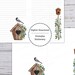Printable Stationery, Bird Stationery, Birdhouse Stationery, Letter ...