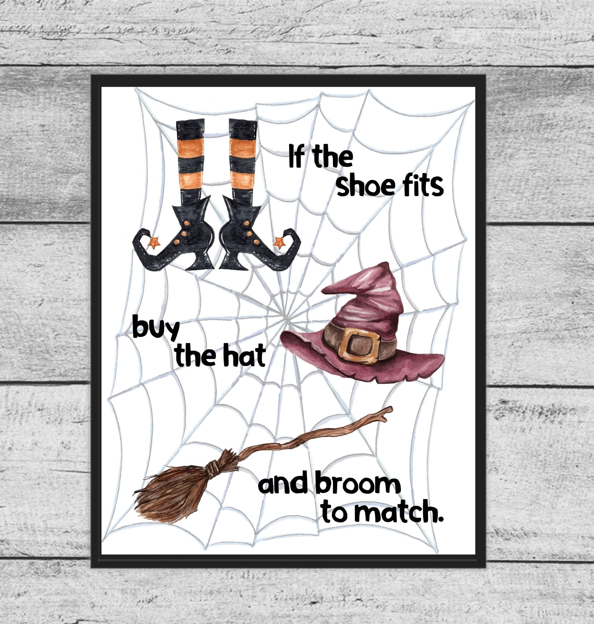 Halloween Printable Witch Print Witch Theme Printable - Etsy