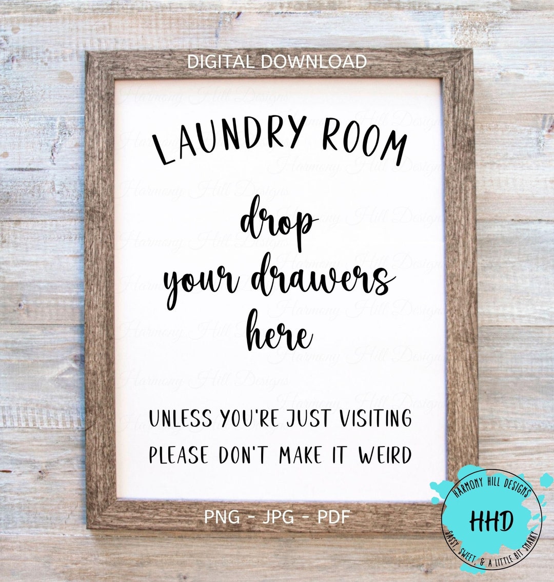 Laundry Room Printable, Laundry Room Wall Art, Laundry Sublimation ...