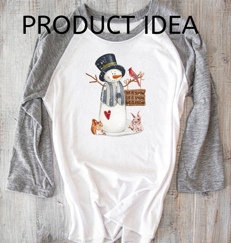 Snowman Printable Snowman Wall Decor Winter Decor Winter Etsy