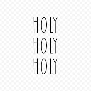 Holy Printable, Christian Wall Decor, Holy Holy Holy Print, Holy ...