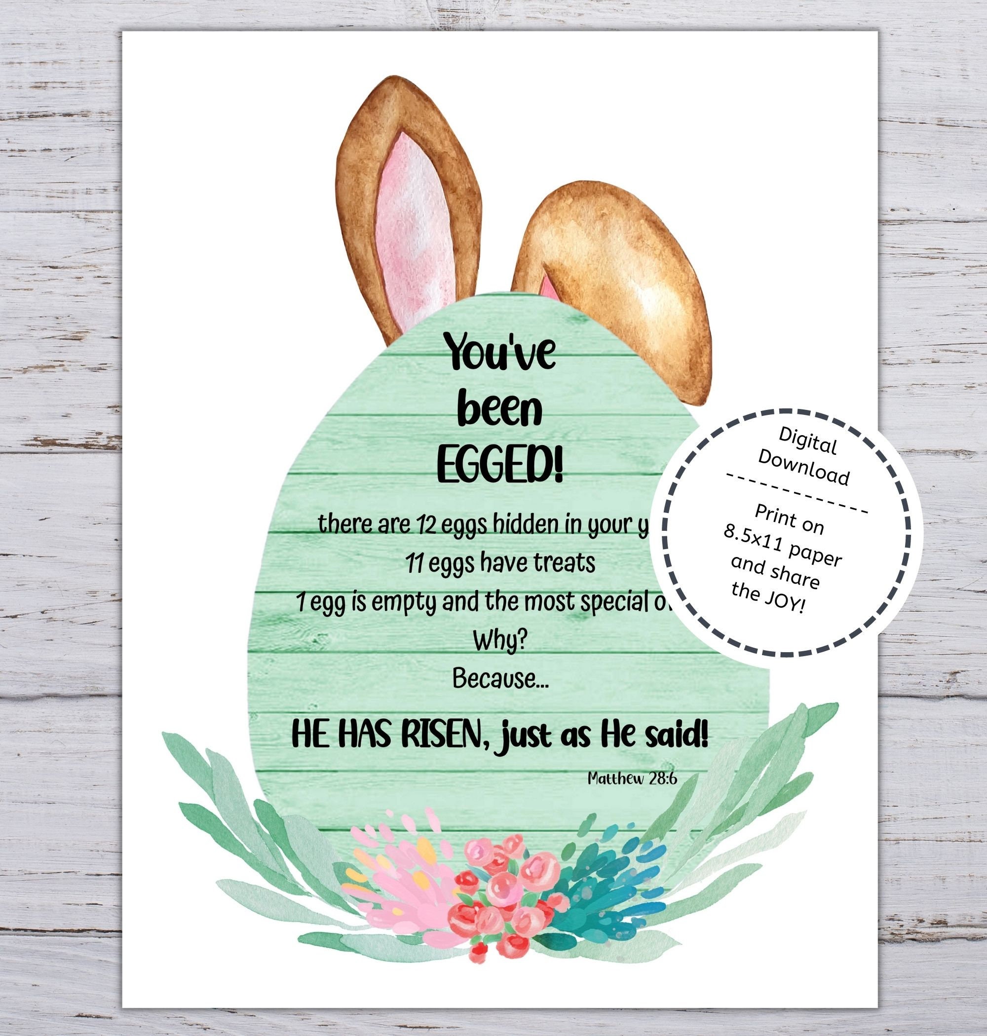 you-ve-been-egged-christian-egged-sign-matthew-28-6-easter-sign-printable-you-ve-been-egged-green-you-ve-been-egged-egged-design-etsy