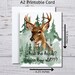 Funny Buck Deer Birthday Card, Printable Birthday Card, Hunting Humor ...