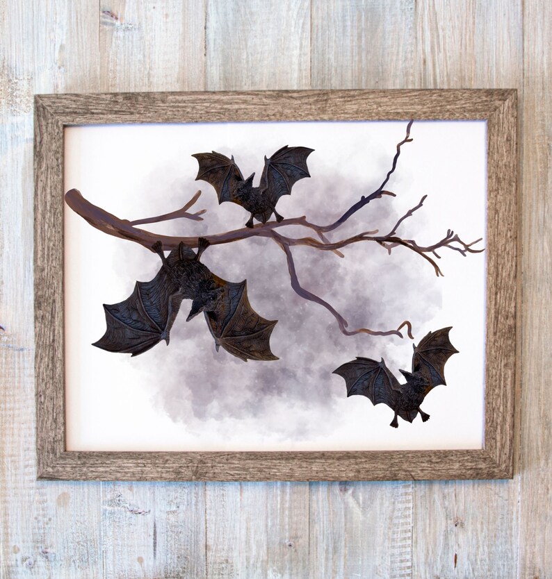 Bats Printable Bats Print Bats Wall Art Bats Sublimation - Etsy