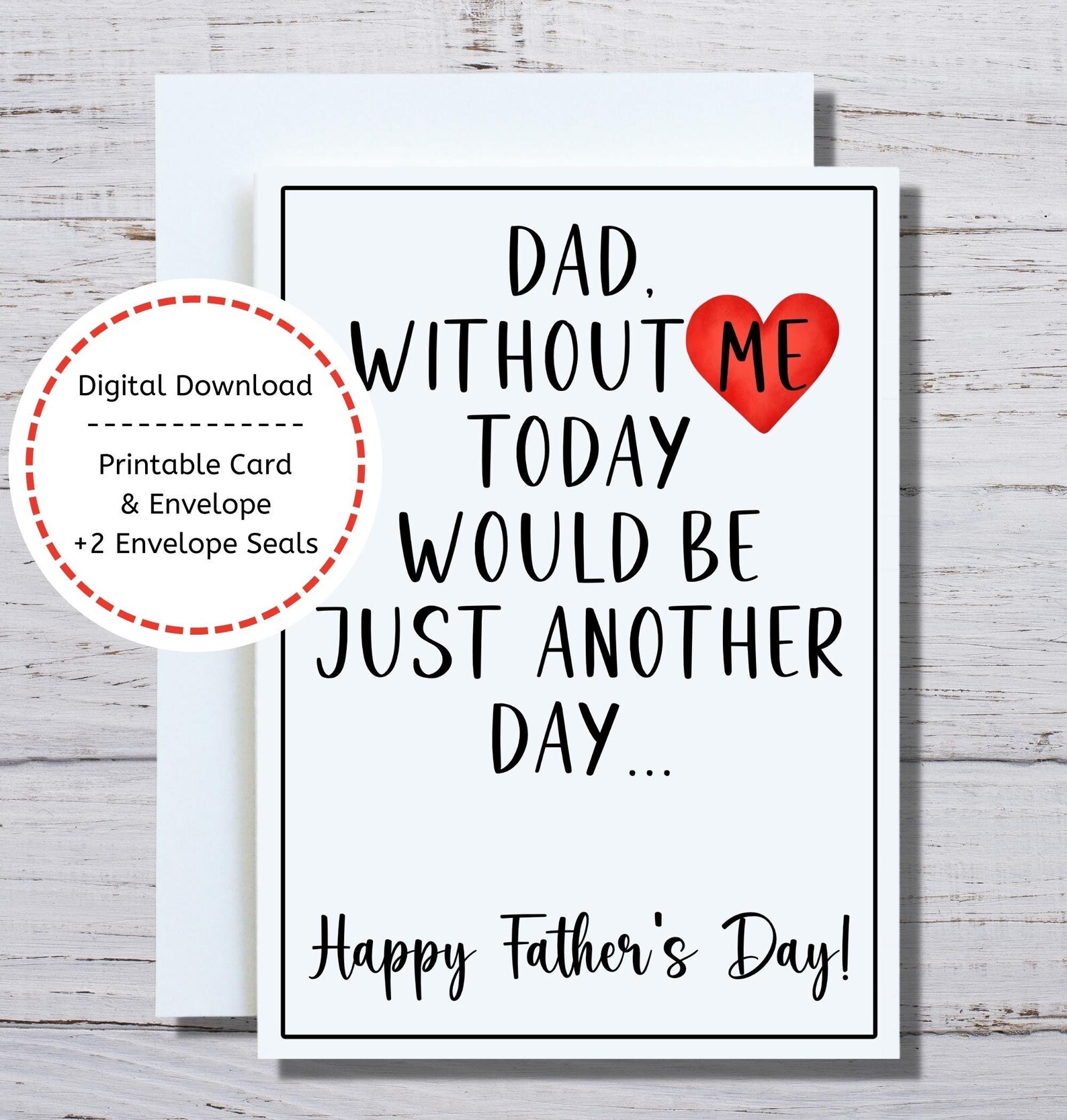 Funny Fathers Day Card Printable Fathers Day Card Funny Card Etsy