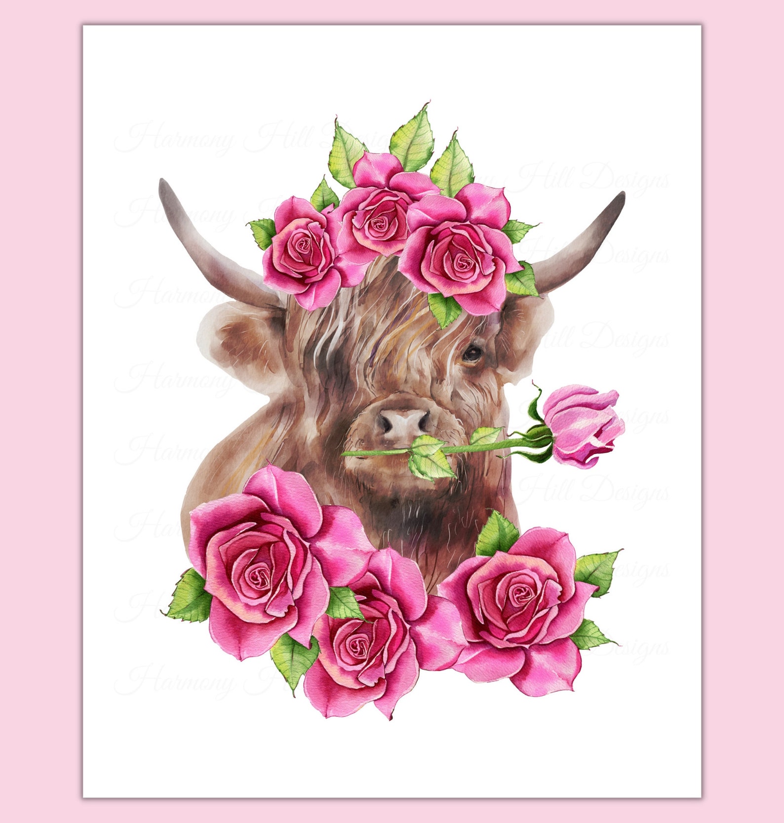 highland-cow-printable-highland-cow-wall-decor-highland-cow-etsy
