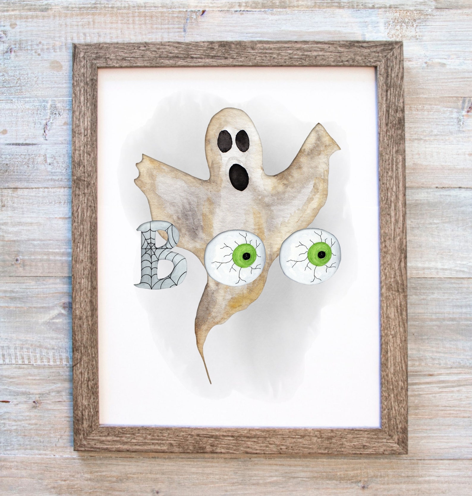 Halloween Ghost Printable Halloween Wall Art Halloween - Etsy