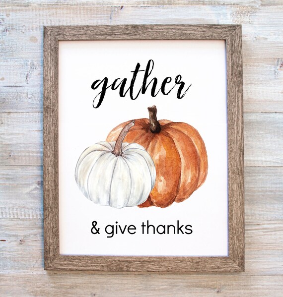 Give Thanks Pumpkins Black Framed Print Wall Art Give Thanks Pumpkins Black Framed Print Wall Art