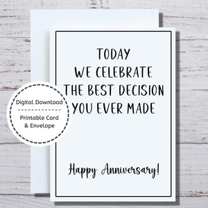 Tarjeta de Aniversario, Tarjeta Imprimible, Tarjeta de Aniversario Divertida, Tarjeta Imprimible de Aniversario, Tarjeta Digital, Tarjeta de Aniversario y Sobre, Tarjeta 5x7