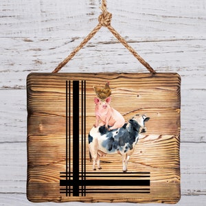 Farm Animals Printable, Cow Pig and Chicken, Farm Animals Sublimation ...