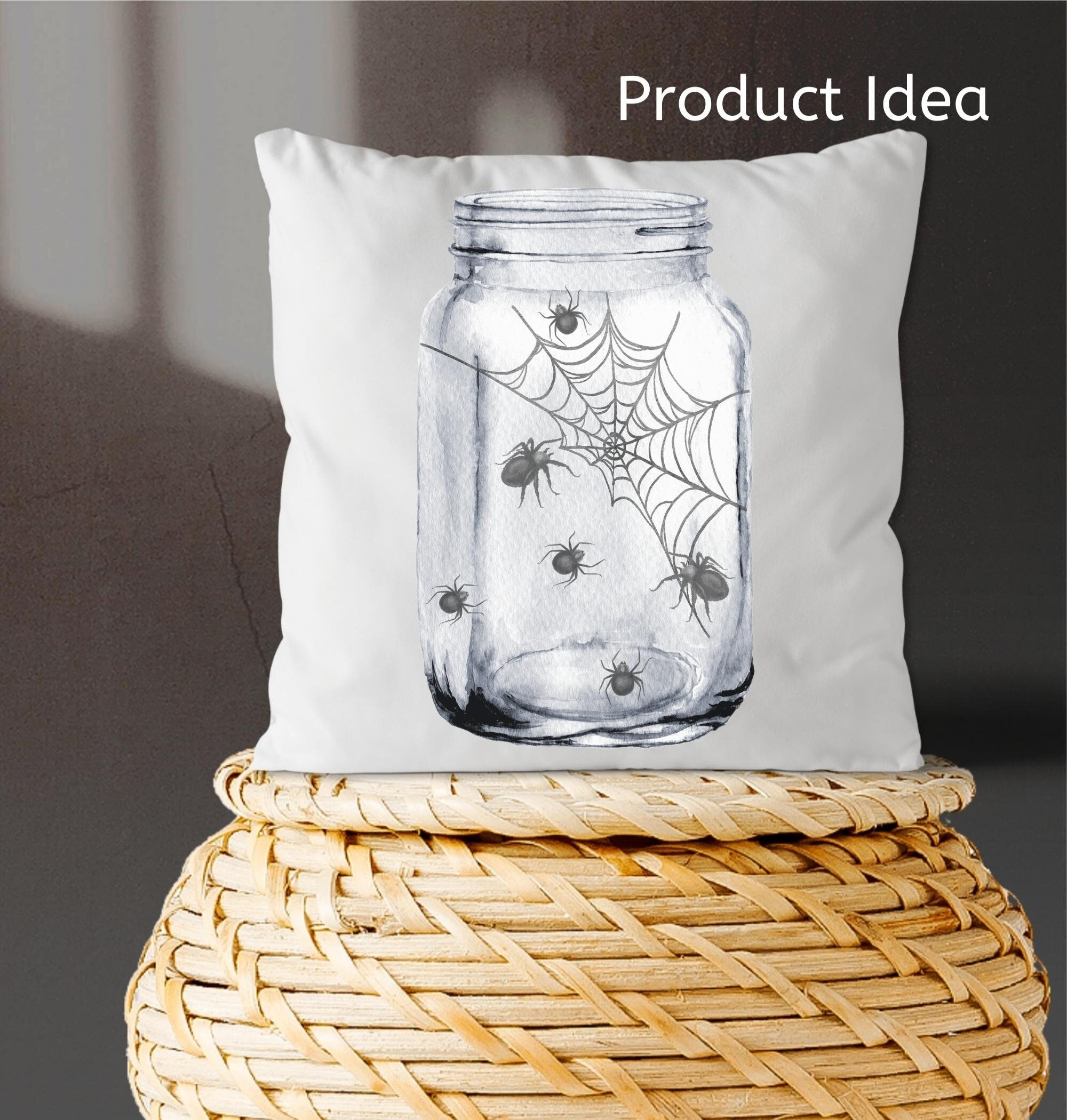 Spider Print, Printable Halloween Spiders Wall Art, Spiders Wall Decor ...