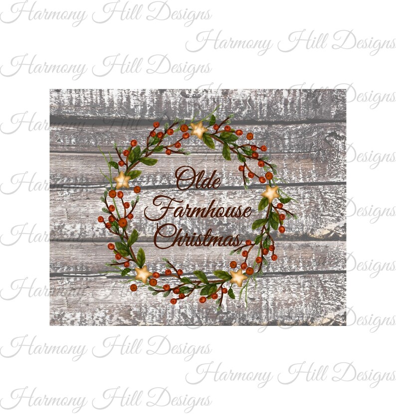 Olde Farmhouse Christmas Farmhouse Printable Farmhouse - Etsy
