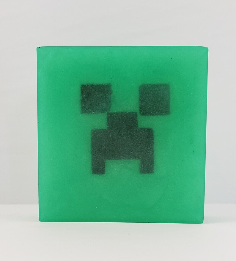 Minecraft Creeper Soap Kids Soap Minecraft Party Favor | Etsy