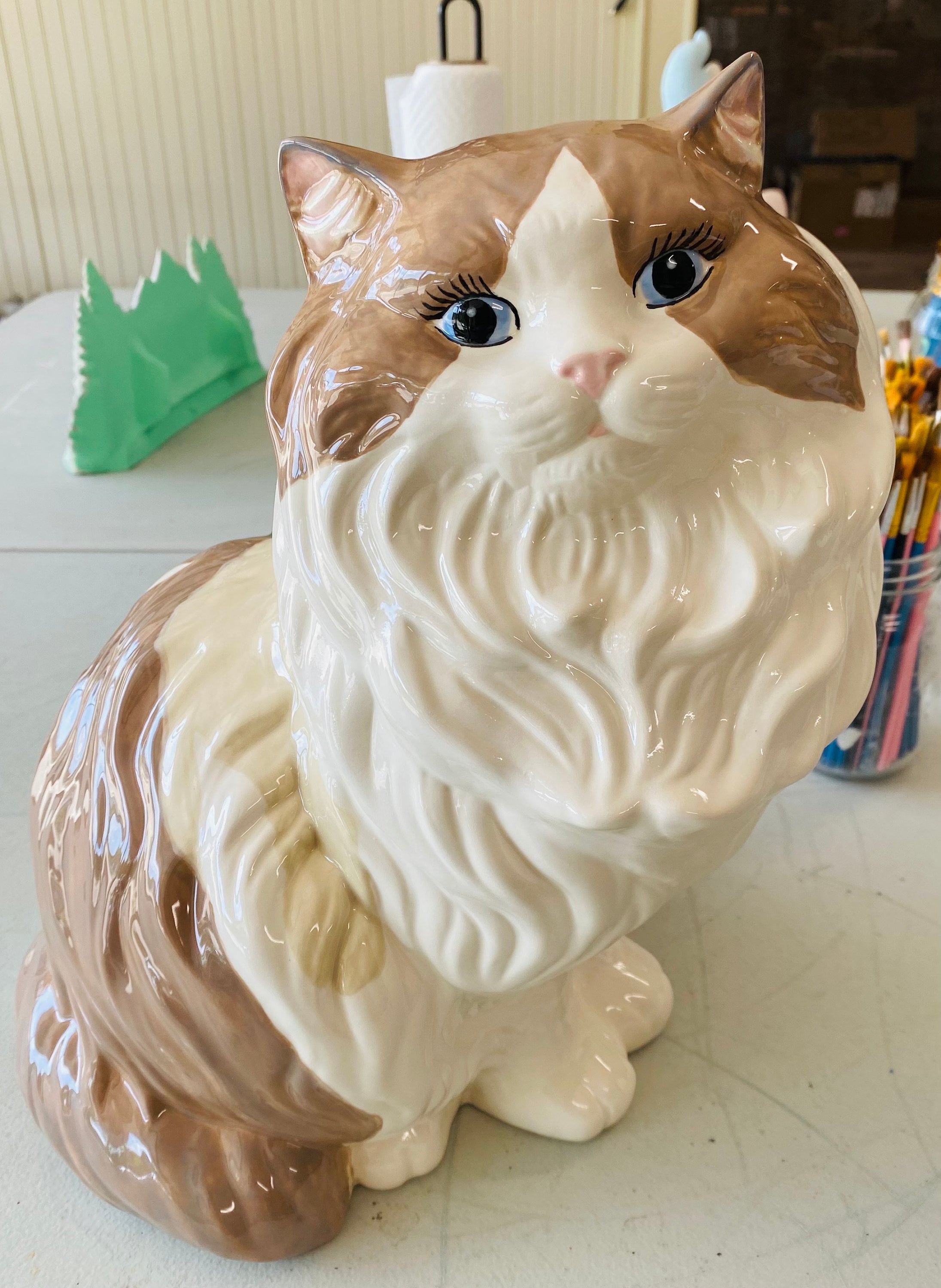 Vintage Albertas Mold Ceramic Cat 14” - Etsy