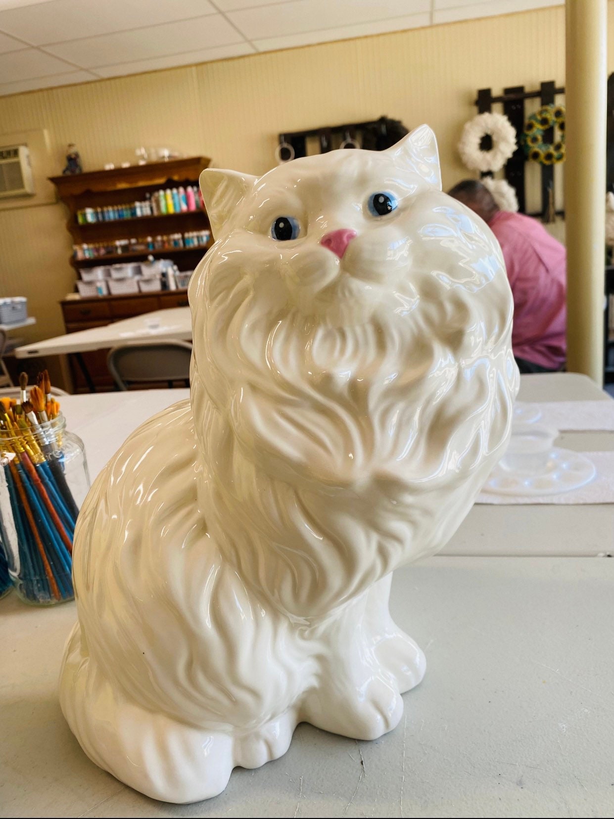 Vintage Albertas Mold Ceramic Cat 14” - Etsy